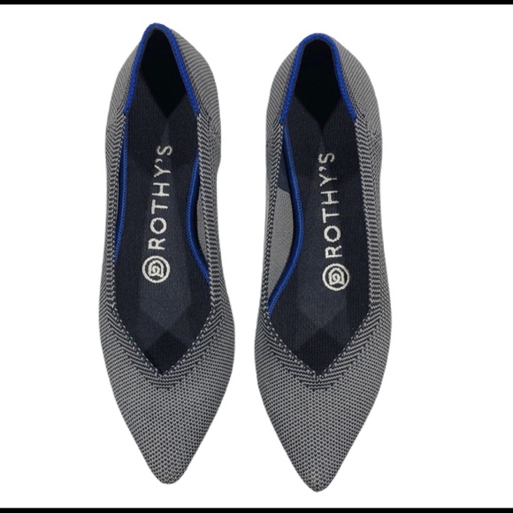 Rothy's Shoes - Rothy’s Grey Flats 6 Pointed Toe Shoes